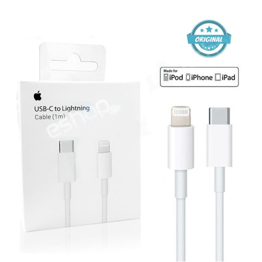 USB-C to Lightning Cable 1 meter for Apple iPhone Charging