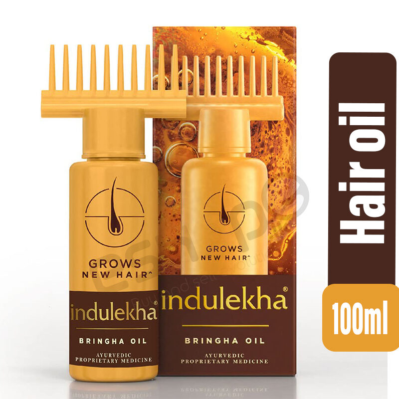 New Indulekha Bringha Hair Regrow Selfie Oil Bottle 50ml