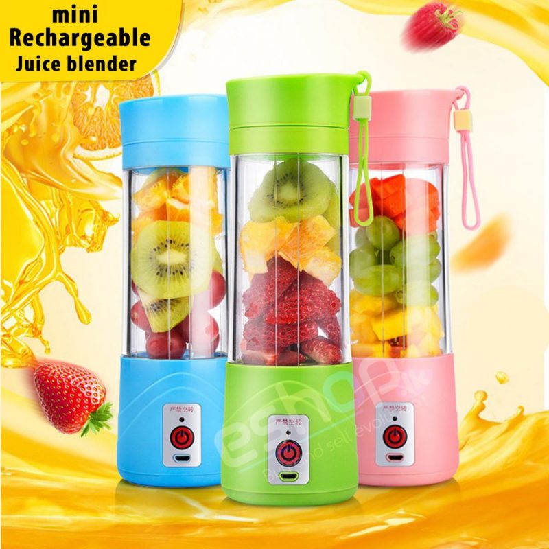 Original Portable And Rechargeable Mini Juice Blender Battery and USB 1 Original Portable And Rechargeable Mini Juice Blender Battery and USB