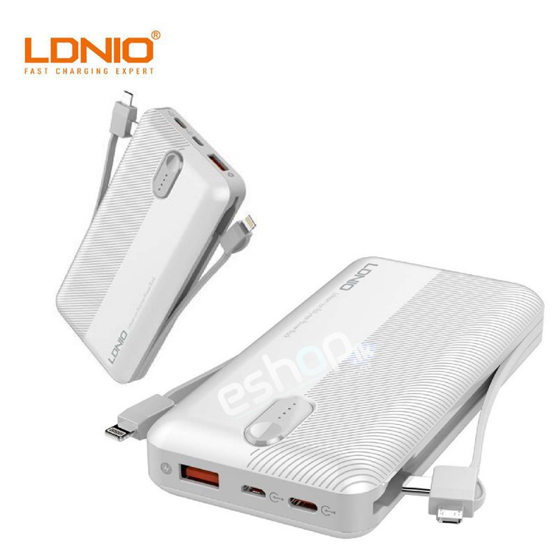 LDNIO 10000 mAh Turbo Power Bank- Portable for travel, business & leisure- Black/Red 1 LDNIO 10000 mAh Turbo Power Bank- Portable for travel, business & leisure- Black/Red