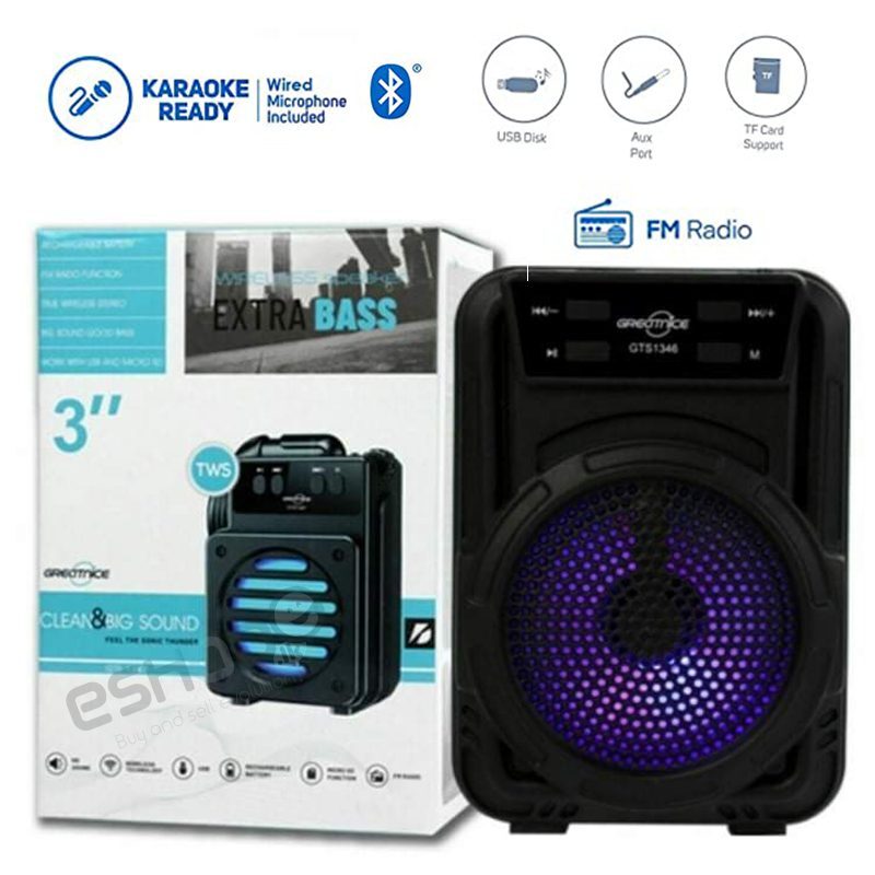Wireless Karaoke Bluetooth Speaker with High Sound Quality Connected with All Smartphones
