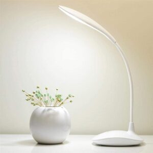 Rechargeable LED Table Lamp Flexible 3 Levels Brightness Touch Desk Study Light Portable