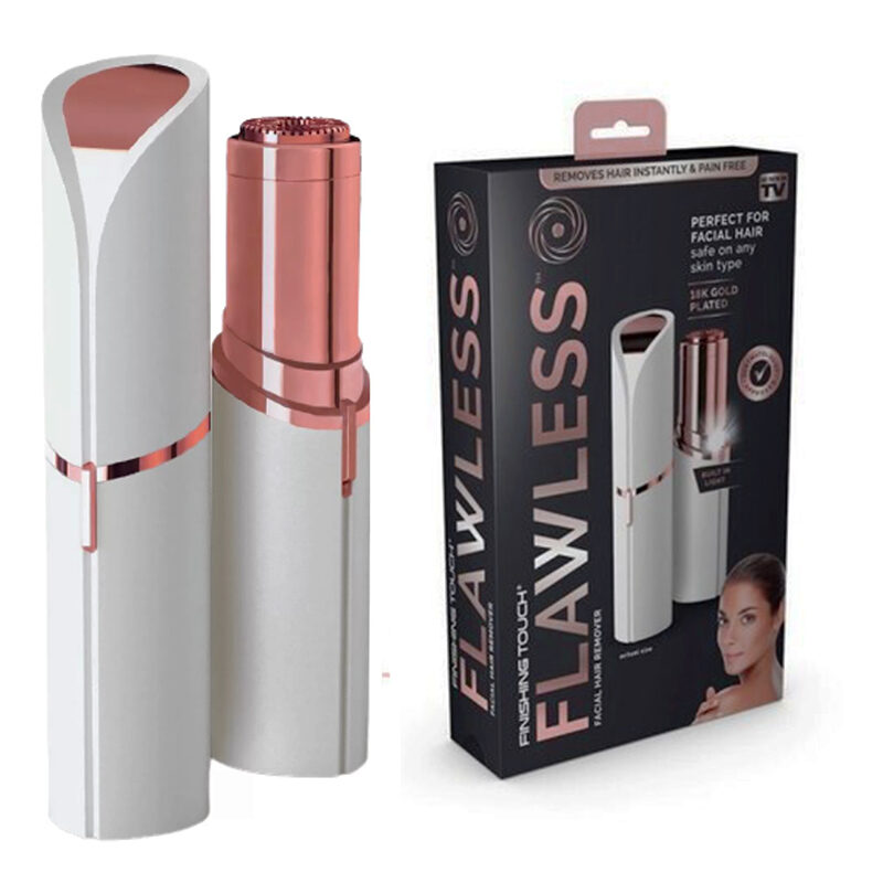 Beauty Device Flawless Facial Hair Remover, For Household, Triple (battery)