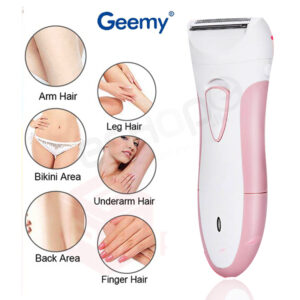 Geemy Lady Shaver Electric Wet and Dry Rechargeable Bikini Trimmer 