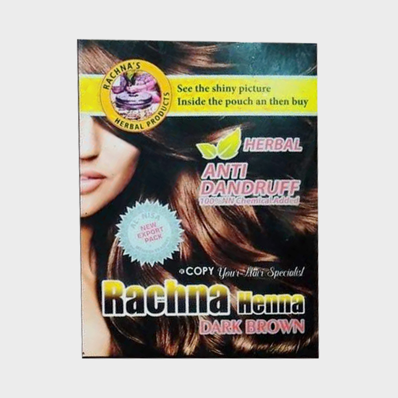 Rachna Henna Hair Color - Dark Brown, 10 gm 1 Rachna Henna Hair Color - Dark Brown, 10 gm