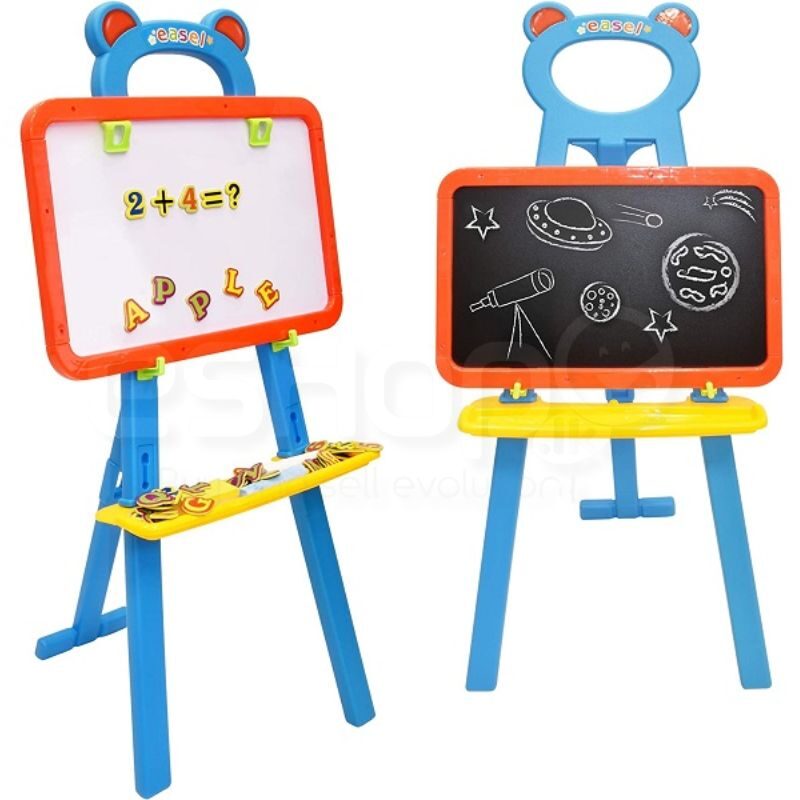 Learning Easel Board Black & Magnetic for Kids