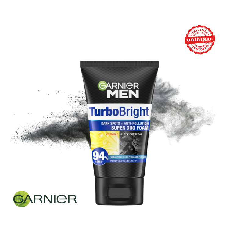 Garnier Men Turbo Bright Dark Spot + Anti Pollution Face Wash