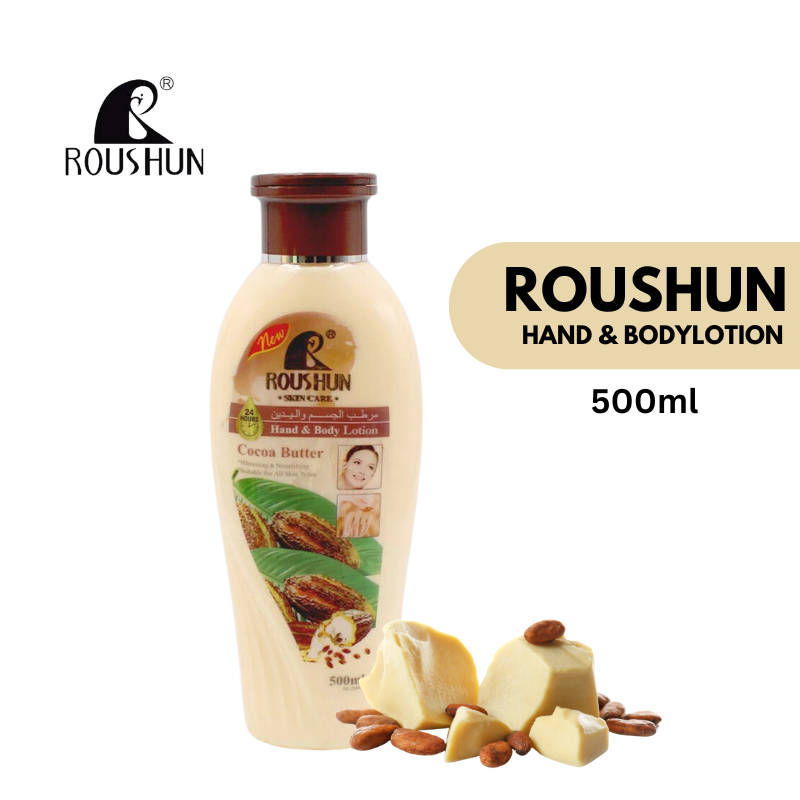 ROUSHUN Cocoa Butter Lotion Hand and Body - 500ml