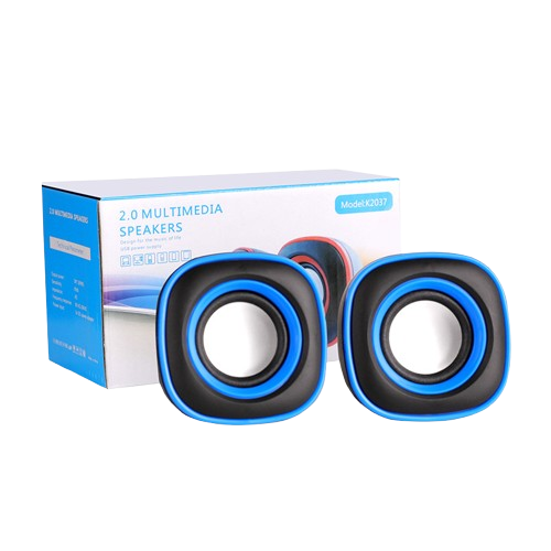 Multimedia Speakers 2.0 Model K2037 High Quality