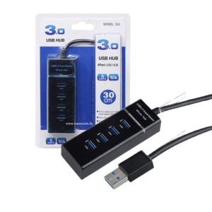 USB Hub 3.0 With 4 Port and 30 cm Super Speed [ Original ]