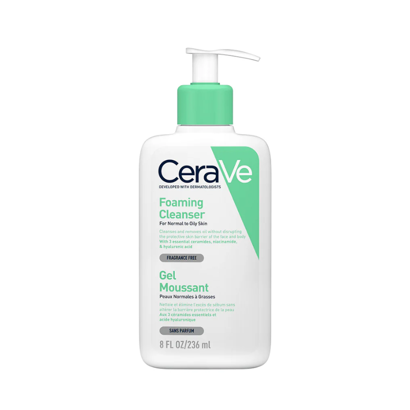 CeraVe Foaming Cleanser For Normal To Oily Skin - 236ml