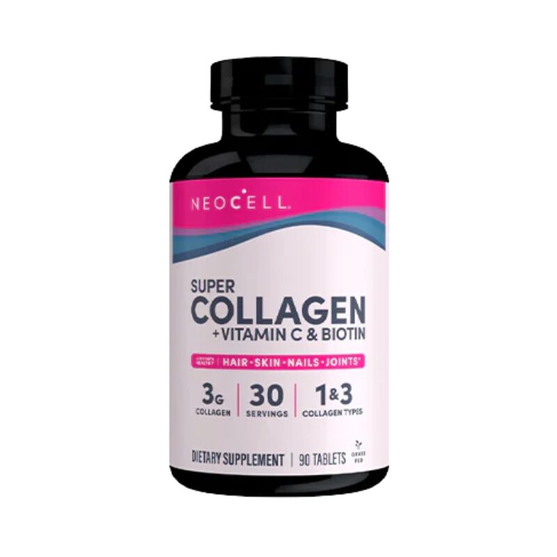 NEOCELL Super Collagen +Vitamin C and Biotin 90 Dietary Supplement